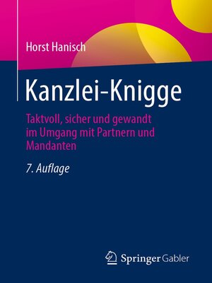 cover image of Kanzlei-Knigge